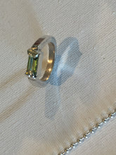 Load image into Gallery viewer, New beginnings - Sterling Silver Ring with a beautiful Peridot stone