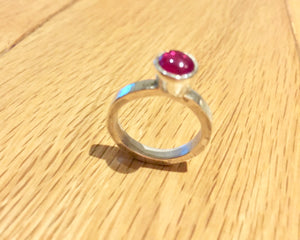 Pink Ruby Ring